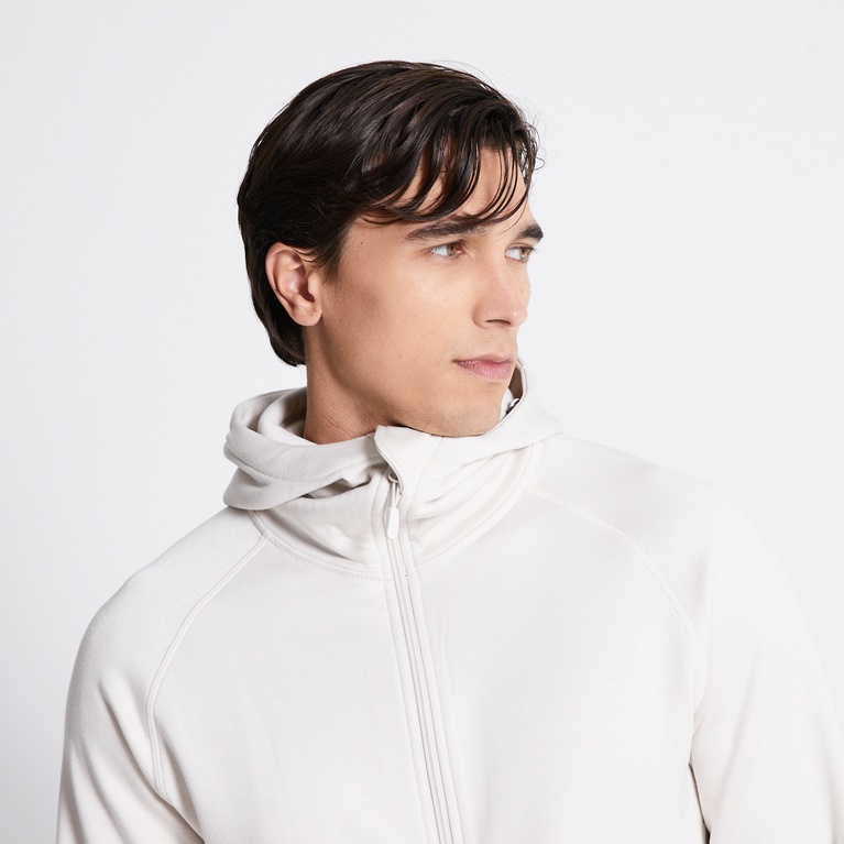 Functional hoodie "Vasared" Ivory